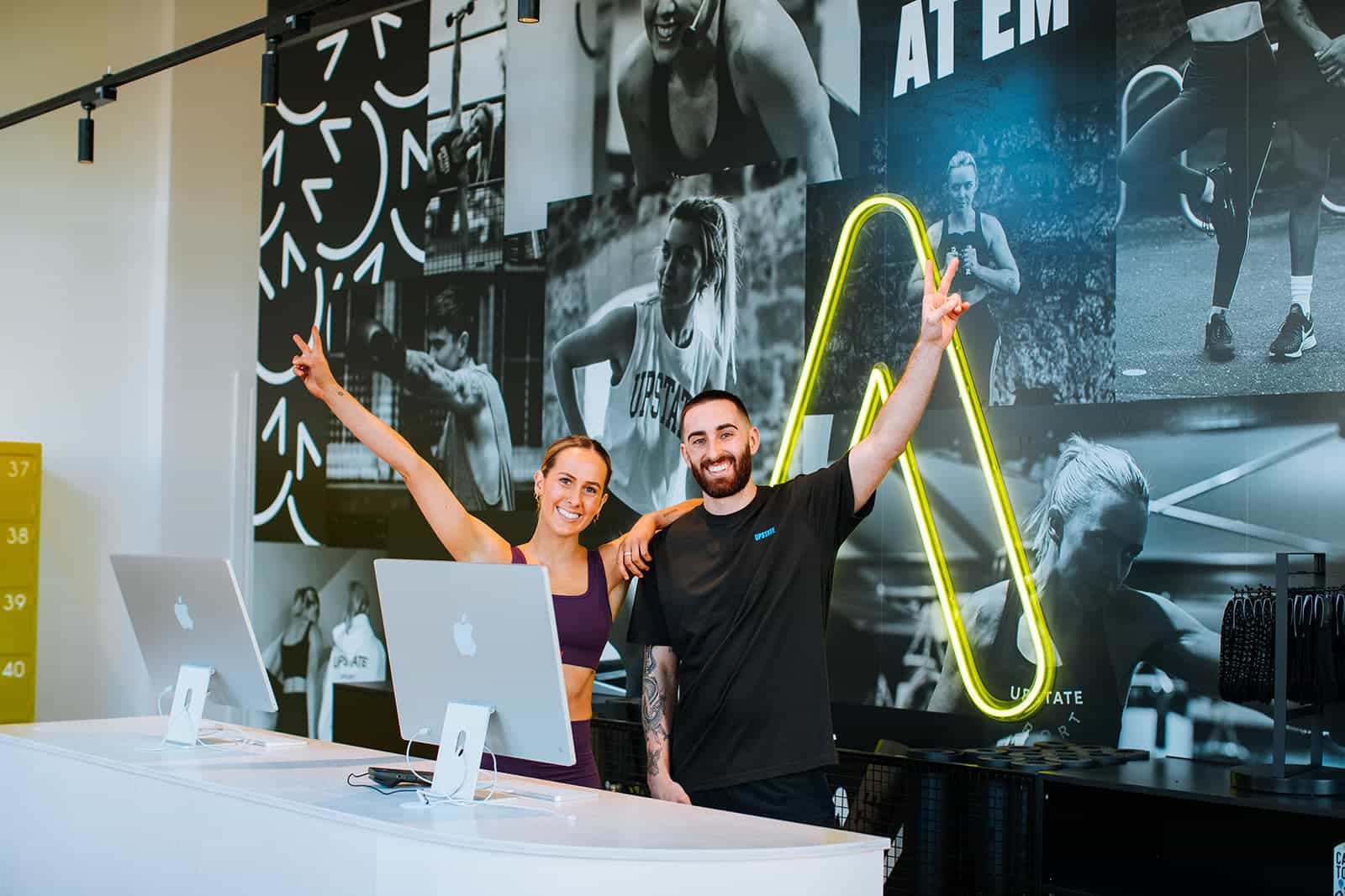 smiley faces in the Ballarat reception space