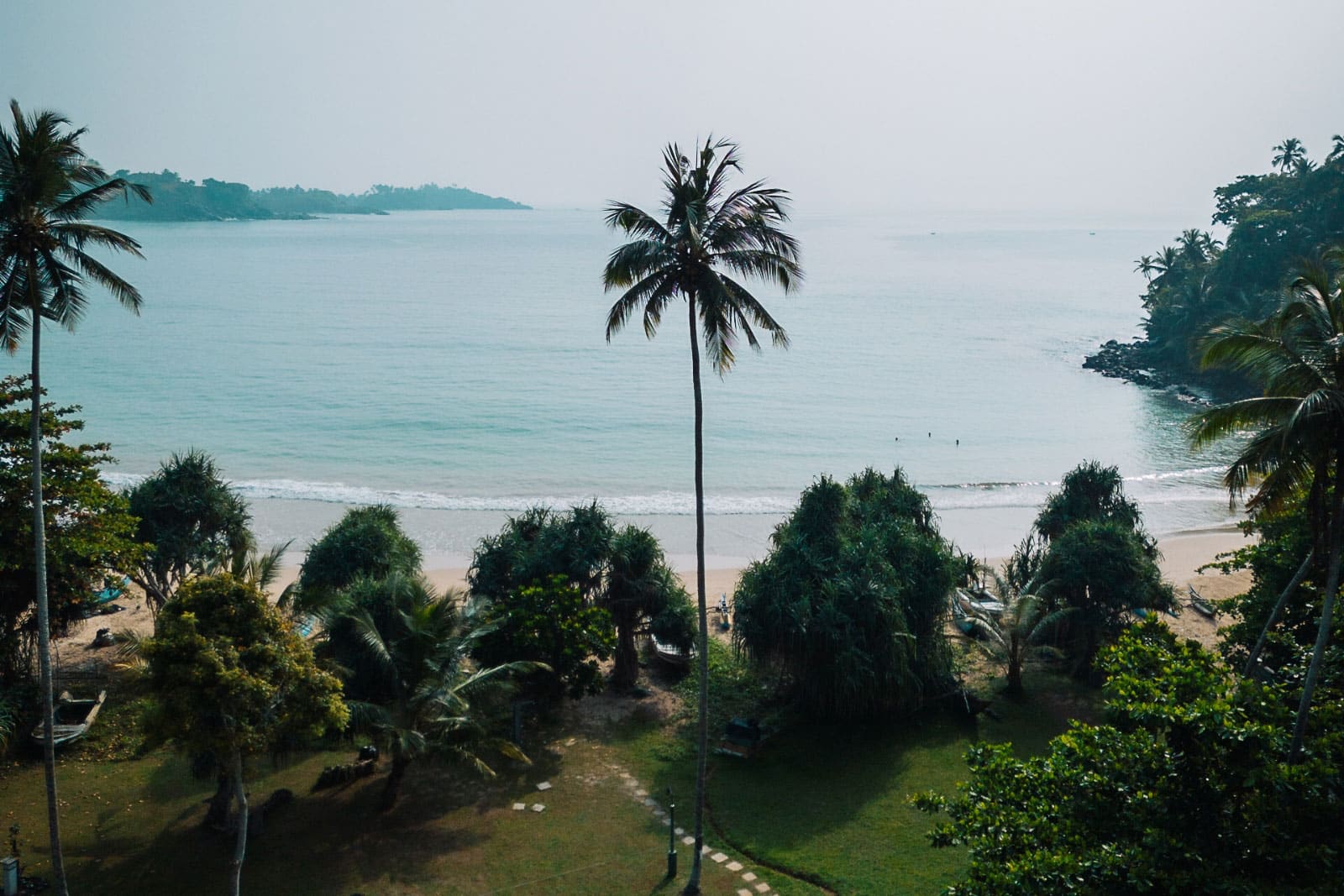 View of beach next to Sri Lankan Resort 2024