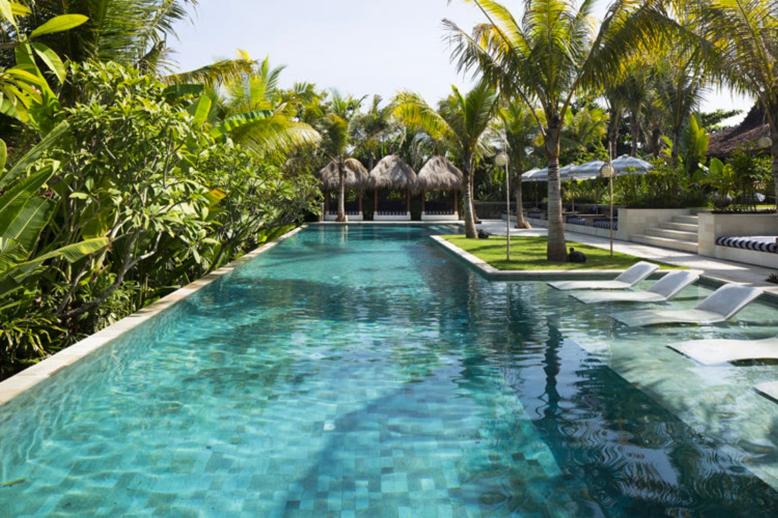 Pool side view of Bali Resort